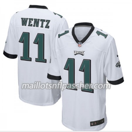 Maillot Philadelphia Eagles Carson Wentz 11 Nike Blanc - Homme